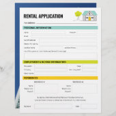 Vorlage für Mietverträge (Vorne/Hinten)