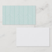 Vorlage für Mini Herringbone-Visitenkarten Visitenkarte (Vorne/Hinten)