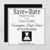 Vorlage für Minimalistisch Save the Date Wiederseh (Vorne/Hinten)