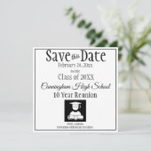 Vorlage für Minimalistisch Save the Date Wiederseh (Stehend Vorderseite)