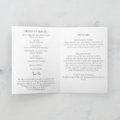 Vorlage für Minimalistische Beerdigungen (Innenseite)