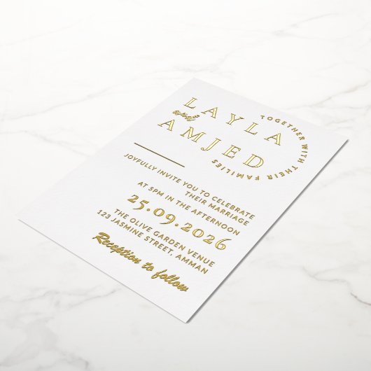 Vorlage für Minimalistische Hochzeiten (Gedreht)