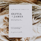 Vorlage für Minimalistische Hochzeiten