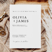 Vorlage für Minimalistische Hochzeiten