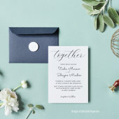 Vorlage für Minimalistische Hochzeiten