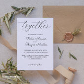 Vorlage für Minimalistische Hochzeiten