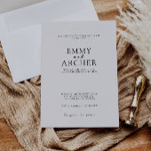 Vorlage für Minimalistische Hochzeiten
