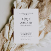 Vorlage für Minimalistische Hochzeiten