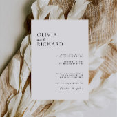 Vorlage für Minimalistische Hochzeiten