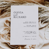 Vorlage für Minimalistische Hochzeiten
