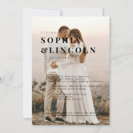 Vorlage für Minimalistische Hochzeiten | Bearbeitb