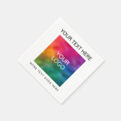 Vorlage für Minimalistische Logos für Kunden Serviette (Ecke)