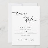 Vorlage für Minimalistische, moderne Save the Date (Vorderseite)