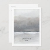 Vorlage für Minimalistische Postkarten (Vorne/Hinten)