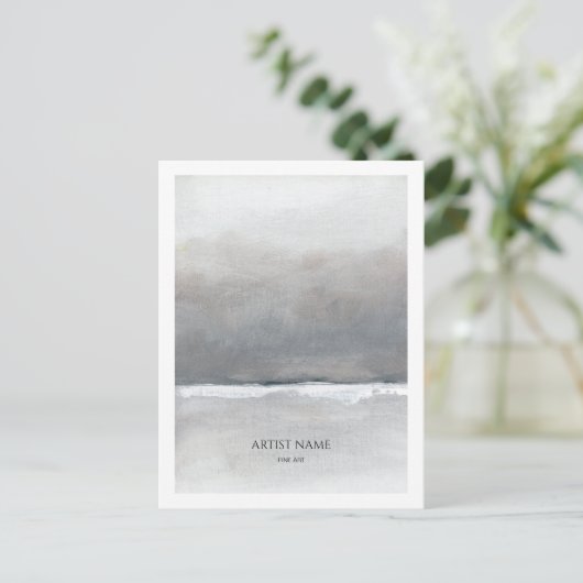 Vorlage für Minimalistische Postkarten (Stehend Vorderseite)