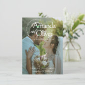 Vorlage für Minimalistische Save the Date Einladun (Stehend Vorderseite)