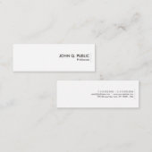 Vorlage für Minimalistische Visitenkarten Mini Visitenkarte (Vorne/Hinten)