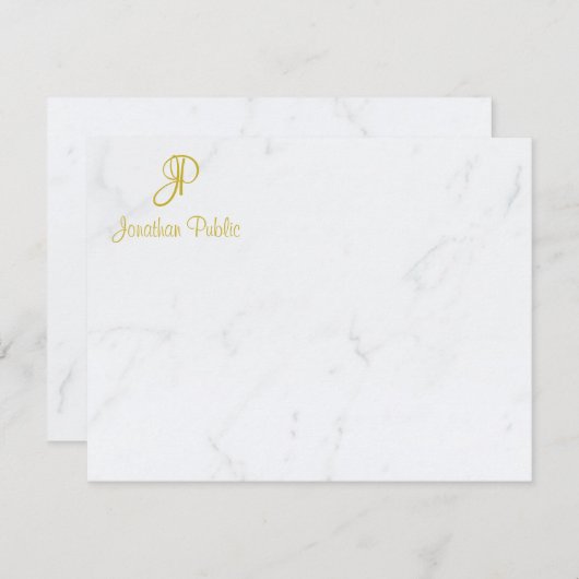 Vorlage für Mit Monogramm Handschrift (Vorne/Hinten)