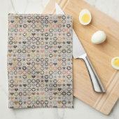 Vorlage für mit Monogramm Handtücher (Viertel Falte)