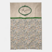 Vorlage für mit Monogramm Handtücher (Vertikal)