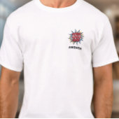 Vorlage für Mitarbeiternamen und Logo-Upload - T-Shirt