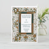 Vorlage für mittelalterliche Illuminierte Hochzeit (Stehend Vorderseite)