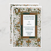 Vorlage für mittelalterliche Illuminierte Hochzeit (Vorne/Hinten)