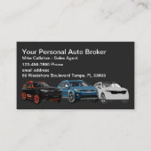 Vorlage für moderne Auto Broker Business Card Visitenkarte (Vorderseite)