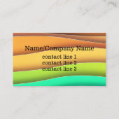 Vorlage für moderne, benutzerdefinierte Streifenmu Visitenkarte (Rückseite)
