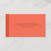 Vorlage für moderne elegante Erdfarben Visitenkarte (Vorderseite)