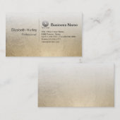 Vorlage für moderne Gold Foil Texture Business Car Visitenkarte (Vorne/Hinten)