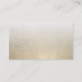 Vorlage für moderne Gold Foil Texture Business Car Visitenkarte (Rückseite)