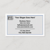 Vorlage für moderne Google Review Business Card Visitenkarte (Rückseite)