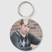 Vorlage für moderne Graduate Foto Keepake Schlüsselanhänger (Rückseite)