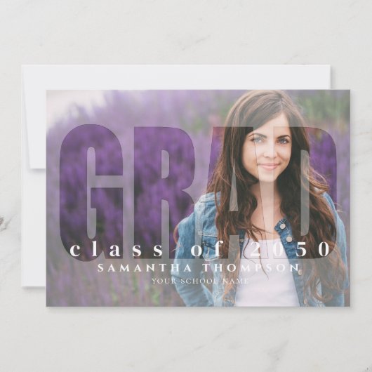 Vorlage für moderne Graduierungspartei (Vorderseite)