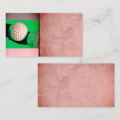 Vorlage für moderne Green Golf Ball Visitenkarte (Vorne/Hinten)