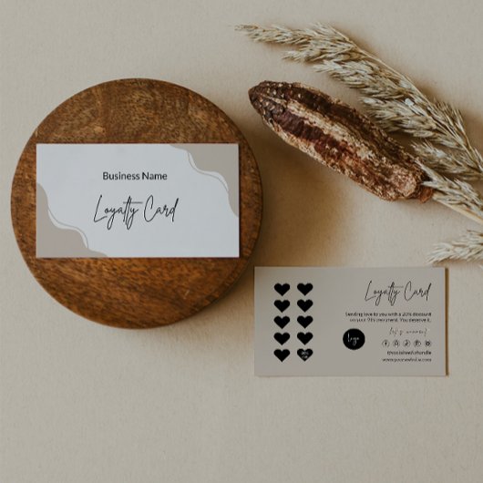 Vorlage für moderne Loyalitätskarten Treuekarte