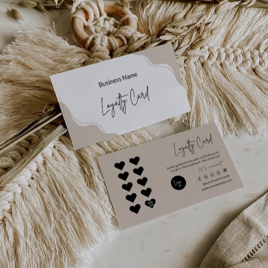 Vorlage für moderne Loyalitätskarten Treuekarte