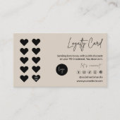 Vorlage für moderne Loyalitätskarten Treuekarte (Vorderseite)