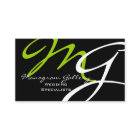 Vorlage für moderne Monogram-Visitenkarten