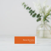 Vorlage für moderne Profile Business Card Mini Visitenkarte (Stehend Vorderseite)