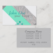 Vorlage für moderne Visitenkarten - Original Visitenkarte (Vorne/Hinten)