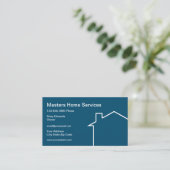 Vorlage für moderne Zuhause Services Business Card Visitenkarte (Stehend Vorderseite)