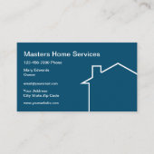 Vorlage für moderne Zuhause Services Business Card Visitenkarte (Vorderseite)
