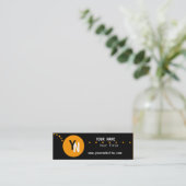 Vorlage für Monogramm-Visitenkarten Mini Visitenkarte (Stehend Vorderseite)