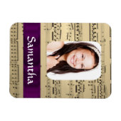 Vorlage für Musikvorlagen Magnet (Horizontal)
