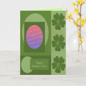 Vorlage für Mutter-Tageskarte (Gelbe Blume)