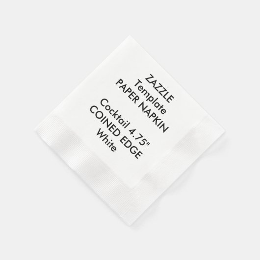 Vorlage für Napkin-Papiervorlagen mit Cocktail-Coc Serviette (Ecke)