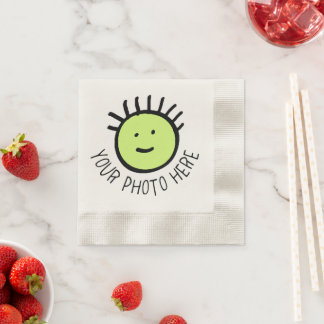 Vorlage für NAPKINS-NAPKINS für benutzerdefinierte Serviette