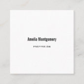 Vorlage für neue Gothic Bold + Dongle Business Car Quadratische Visitenkarte (Vorderseite)